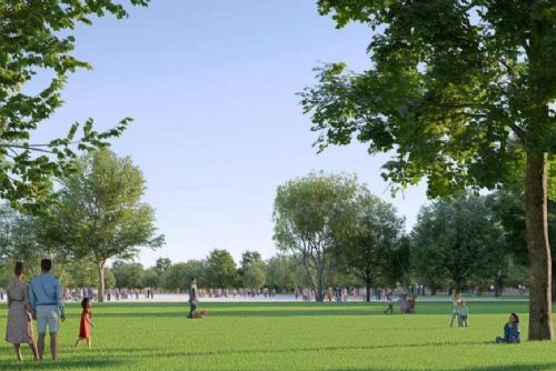 Letná se rozšíří o zeleň: parkoviště nahradí 61 nových stromů