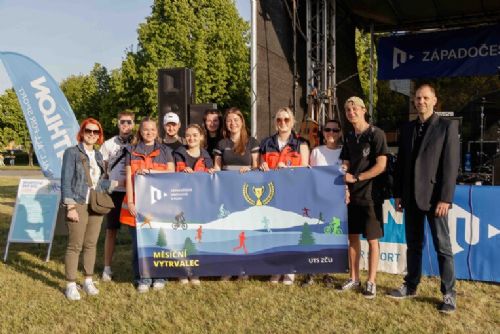 Měsíční Vytrvalec opět spojil sport a charitu. ZČU pomůže Tereze Nové