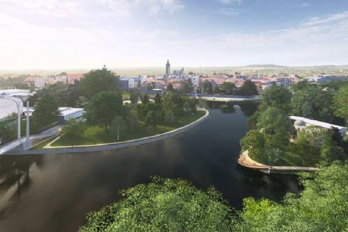 Molo u soutoku Vltavy a Malše nabídne výhledy i přístavní možnosti