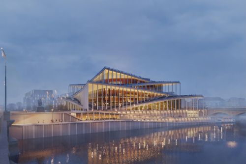 Praha podala žádost o územní a stavební povolení pro Vltavskou filharmonii. Stavba má začít v roce 2028