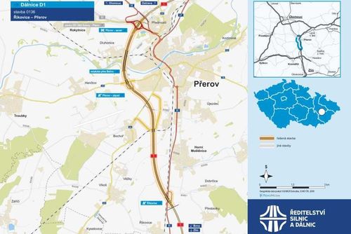 Tovačov v kruhu dálnic