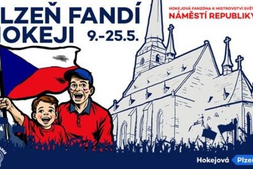 Plzeň ožije hokejem - fanzóna na náměstí Republiky