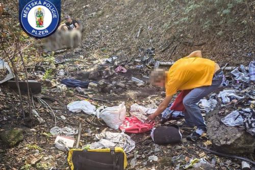 Strážníci šli po kouři u Úslavy. Našli muže od popela a ohniště se starým oblečením