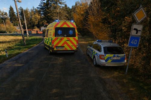 Tragická vyjížďka u Sušice. Devětasedmdesátiletý cyklista narazil do stromu