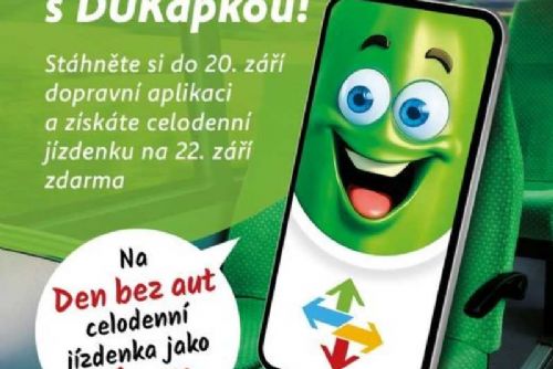Bezplatná veřejná doprava v Ústeckém kraji oslaví Den bez aut