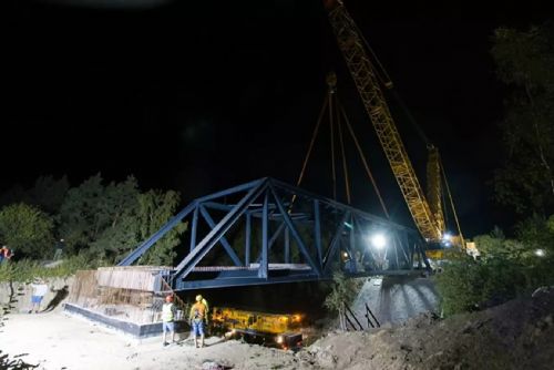 Faltusův most opět v provozu, pro pěší a cyklisty