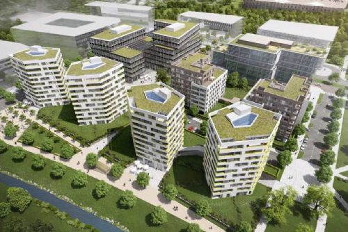 Nejvyšší budova v Česku: Libeskind odhalil podobu projektu Rohan City