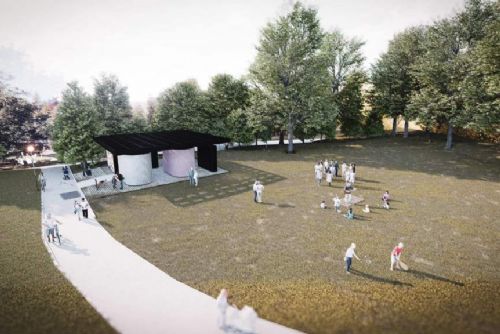 Nové bezbariérové toalety vzniknou v parku u gymnázia v Jindřichově Hradci