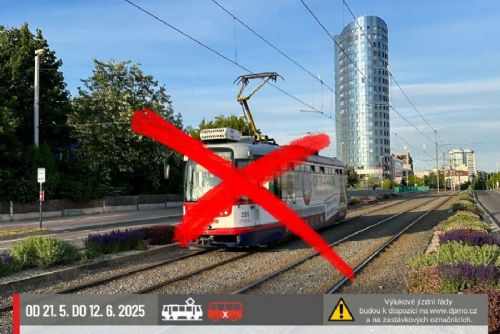 Olomouc: Náhradní autobusy místo tramvají kvůli výluce