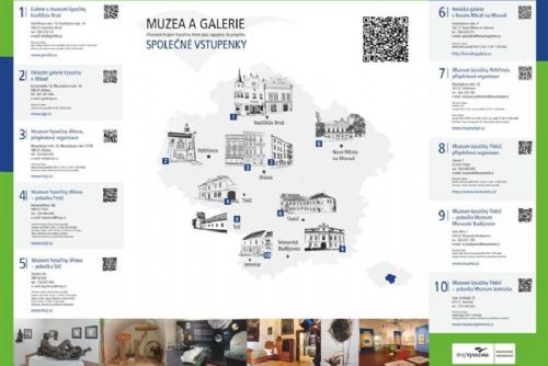 Společná vstupenka na Vysočině otevírá cestu do muzeí a galerií. Platí dva roky a nabízí až 12 vstupů