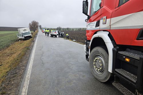 Srážka u Velkých Němčic: řidička nepřežila