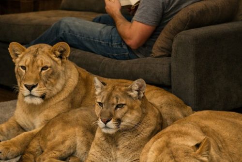 Choval šelmy načerno. Úřady mu v Rokycanech zabavily dvě lvice a pumu