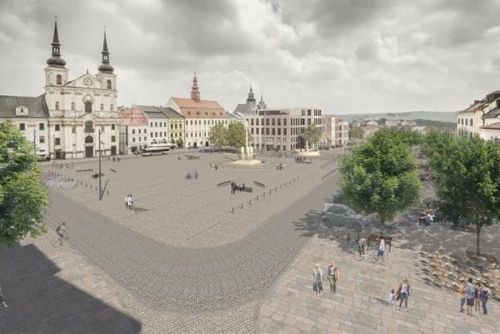 Masarykovo náměstí v Jihlavě čeká velká proměna. Diskuse o podzemních garážích ale trvá