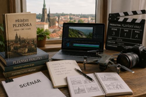 Plzeňský kraj pošle miliony na nové knihy a filmy. Podpoří regionální příběhy i natáčení