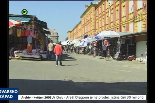 2005 – Cheb: Areál Dragoun je na prodej, jistina činí 30 milionů (TV Západ)