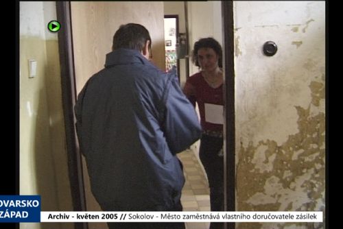 2005 – Sokolov: Město zaměstnává vlastního doručovatele zásilek (TV Západ)