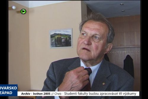 2005 – Cheb: Nadace Schola Ludus ocenila pedagogy i žáky (TV Západ)