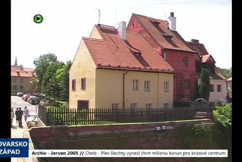 2005 – Cheb: Ples šlechty vynesl čtvrt milionu korun pro krizové centrum (TV Západ)
