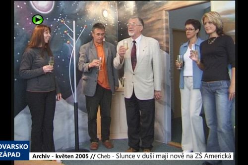 2005 – Cheb: Slunce v duši mají nově na ZŠ Americká (TV Západ)