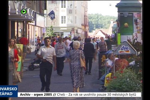 2005 – Cheb: Za rok se uvolnilo pouze 30 městských bytů (TV Západ)