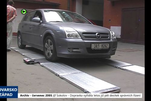 2005 – Sokolov: Dopravka vyřídila letos již pět desítek správních řízení (TV Západ)