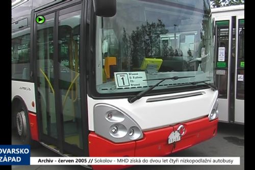 2005 – Sokolov: MHD získá během dvou let čtyři nízkopodlažní autobusy (TV Západ)