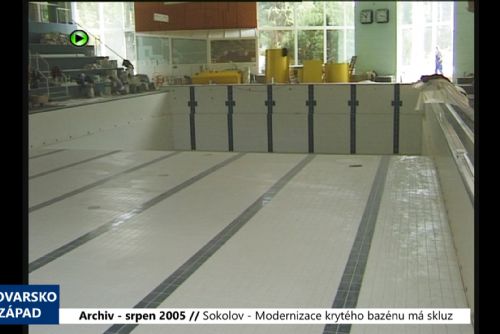 2005 – Sokolov: Modernizace krytého bazénu má skluz (TV Západ)