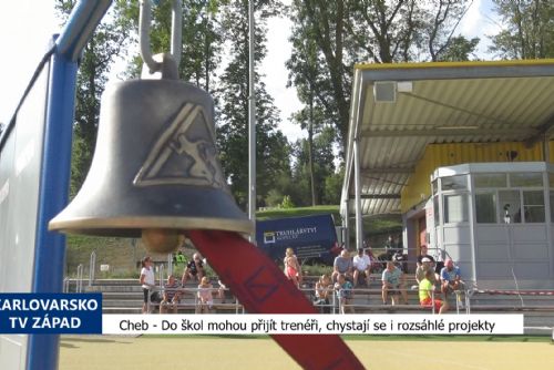 Cheb: Do škol mohou přijít trenéři, chystají se i rozsáhlé projekty (TV Západ)