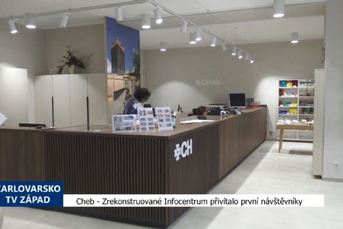 Cheb: Infocentrum se po rekonstrukci otevřelo veřejnosti (TV Západ)