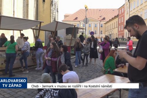 Cheb: Jarmark v muzeu se rozšířil i na Kostelní náměstí (TV Západ)