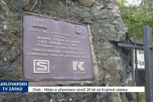 Cheb: Město si připomene výročí 20 let Krajinné výstavy (TV Západ)