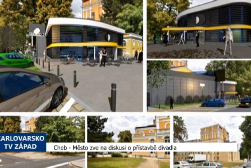 Cheb: Město zve na diskusi o přístavbě divadla (TV Západ)