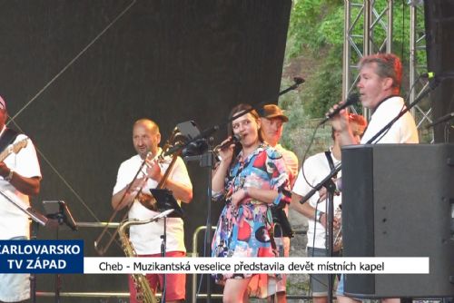 Cheb: Muzikantská veselice představila 9 místních kapel (TV Západ)