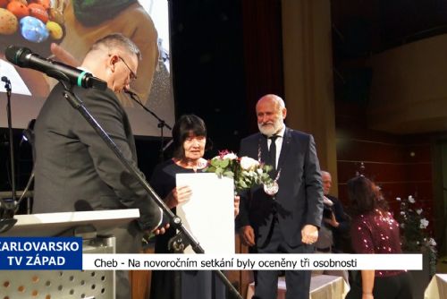Cheb: Na novoročním setkání byly oceněny tři osobnosti (TV Západ)