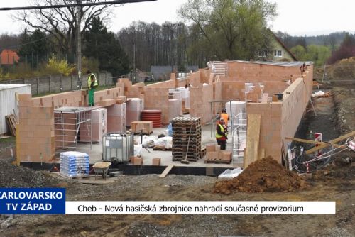 Cheb: Nová hasičská zbrojnice nahradí současné provizorium (TV Západ)