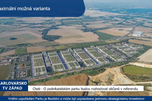 Cheb: O podnikatelském parku budou rozhodovat občané v referendu (TV Západ)