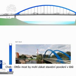 Cheb: Ottův most by mohl získat stavební povolení v létě (TV Západ)
