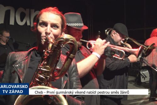 Cheb: První gurmánský víkend nabídl pestrou směr žánrů (TV Západ)