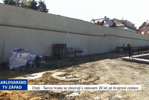 Cheb: Šance hradu se otevírají s oslavami 20 let od Krajinné výstavy (TV Západ)
