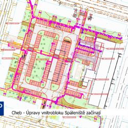 Cheb: Úpravy vnitrobloku Spáleniště začínají (TV Západ)