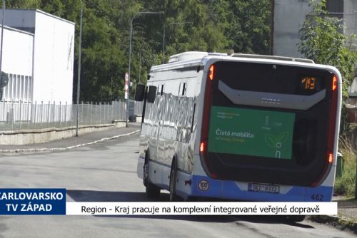 Karlovarský kraj: Kraj pracuje na komplexní integrované veřejné dopravě (TV Západ)