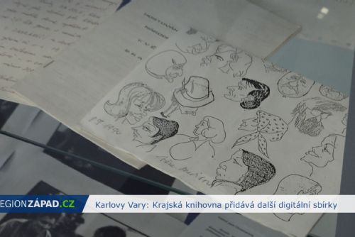Karlovy Vary: Krajská knihovna přidává další digitální sbírky (TV Západ)