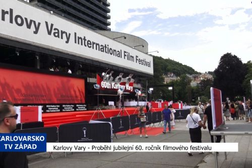 Karlovy Vary: Proběhl jubilejní 60. ročník filmového festivalu (TV Západ)