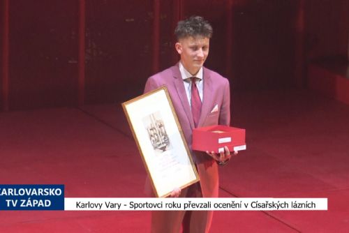 Karlovy Vary: Sportovci roku převzali ocenění v Císařských lázních (TV Západ)