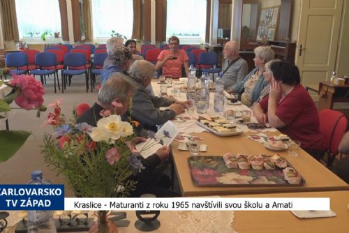 Kraslice: Maturanti z roku 1965 navštívili svou školu a Amati (TV Západ)