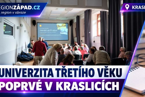 Kraslice: Poprvé se otevřela Univerzita třetího věku (TV Západ)