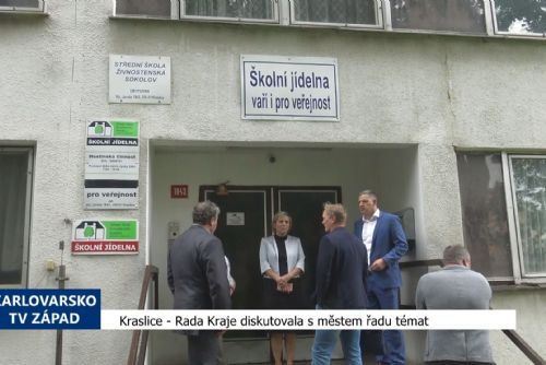 Kraslice: Rada Kraje diskutovala s městem řadu témat (TV Západ)