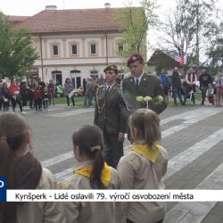 Kynšperk: Lidé oslavili 79. výročí osvobození města (TV Západ)