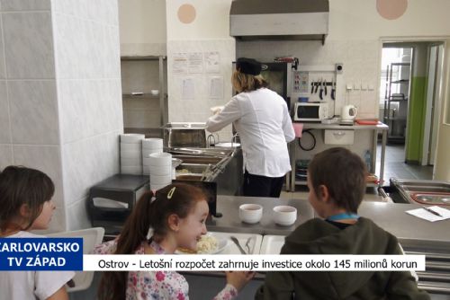 Ostrov: Letošní rozpočet zahrnuje investice okolo 145 milionů korun (TV Západ)