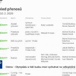 Ostrov: Olympiádu si lidé budou moci vychutnat na velkoplošné obrazovce (TV Západ)